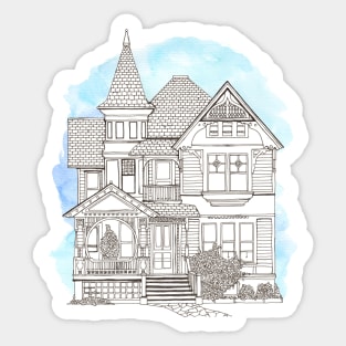 Victorian House Sticker